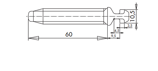 TOP LOCKING BOLT E TS PC1