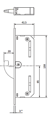 ADDITIONAL-LOCK-SET AS2500 Q