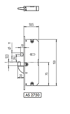 ADDITIONAL-LOCK-SET AS2750-R Q