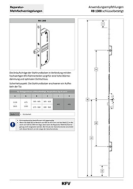 KFV RSG RB1300 F20/72-V